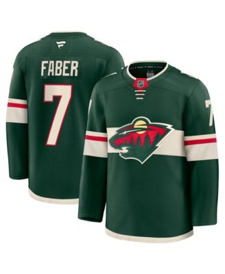Men's Minnesota Wild Brock Faber Anniversary Premium Jersey