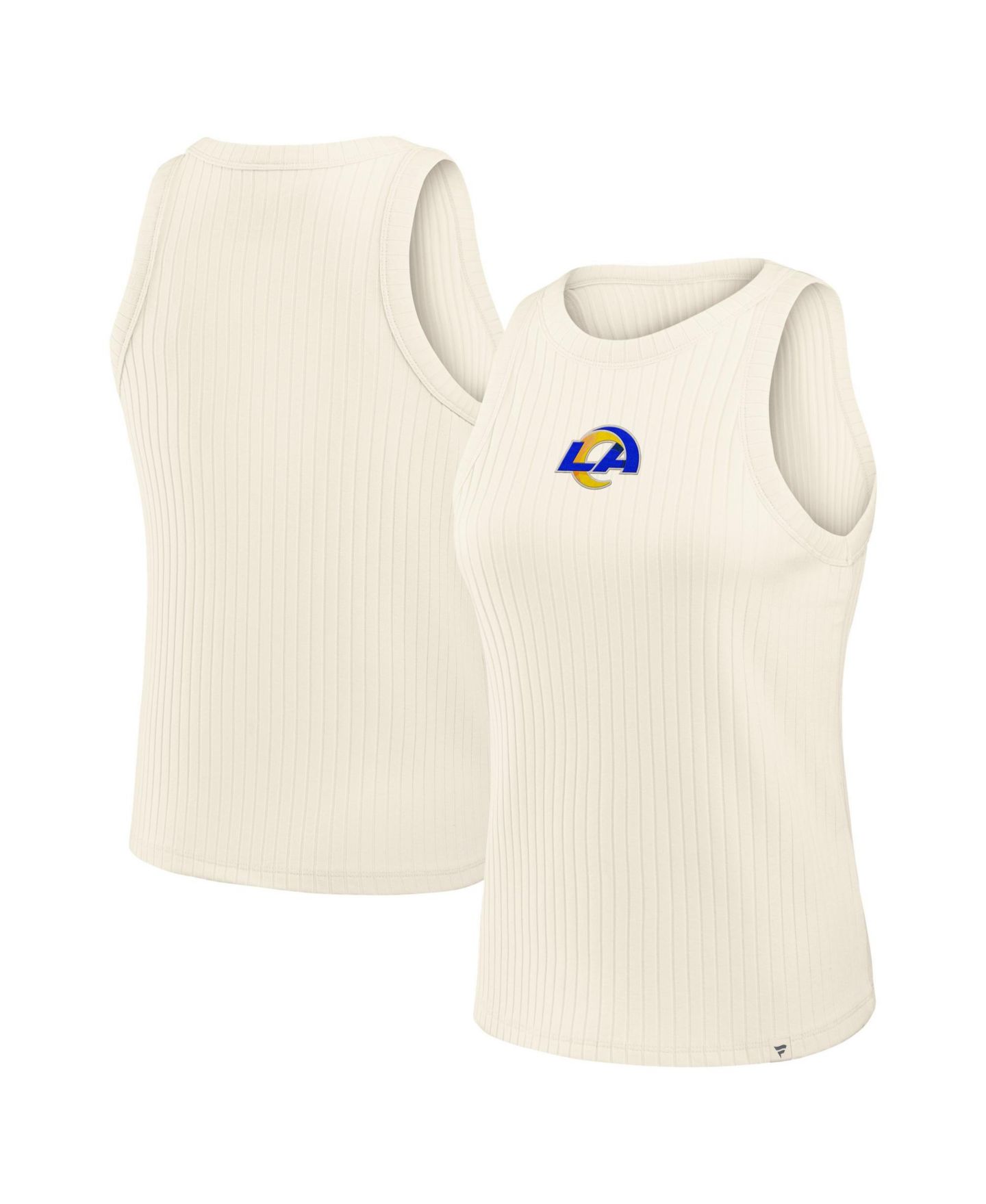 Женский топ Fanatics Los Angeles Rams Star Play Ribbed Sleeveless — фото 1