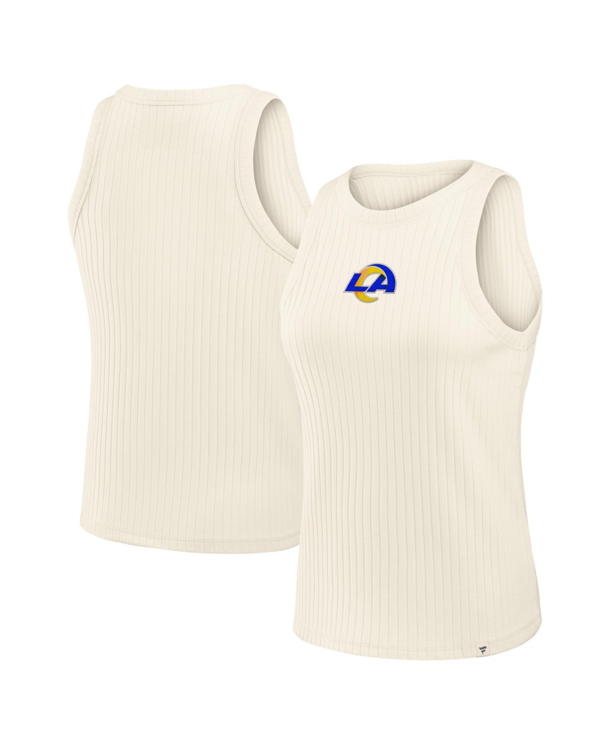 Fanatics Women's Los Angeles Rams Star Play Ribbed Sleeveless Tank Top