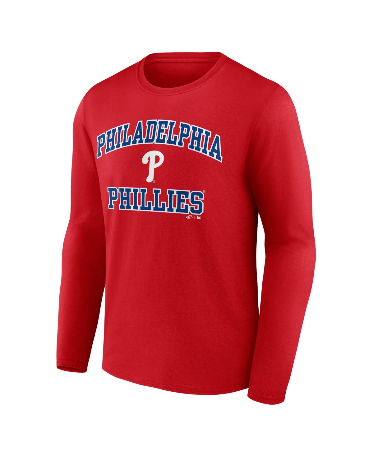 Logo Athletic Men's Philadelphia Phillies Heart & Soul Long-Sleeve Crewneck T-Shirt