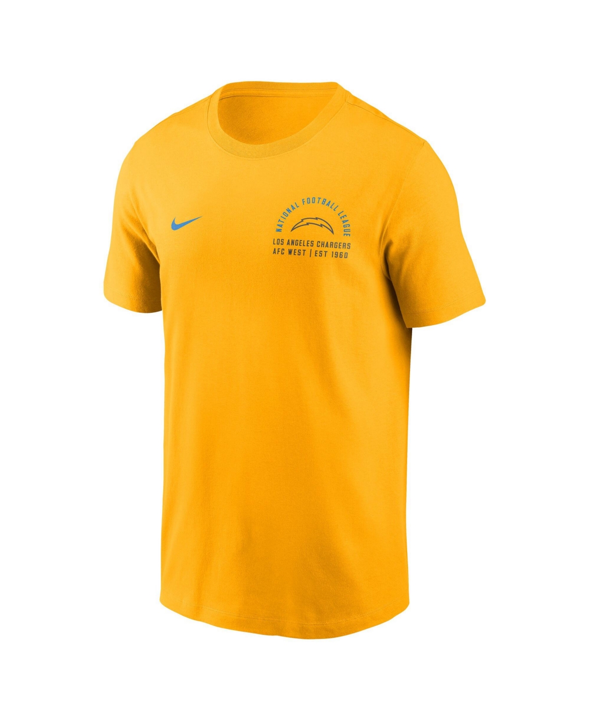 Nike Men's Los Angeles Chargers Essential Screen-Print Graphics T-Shirt
