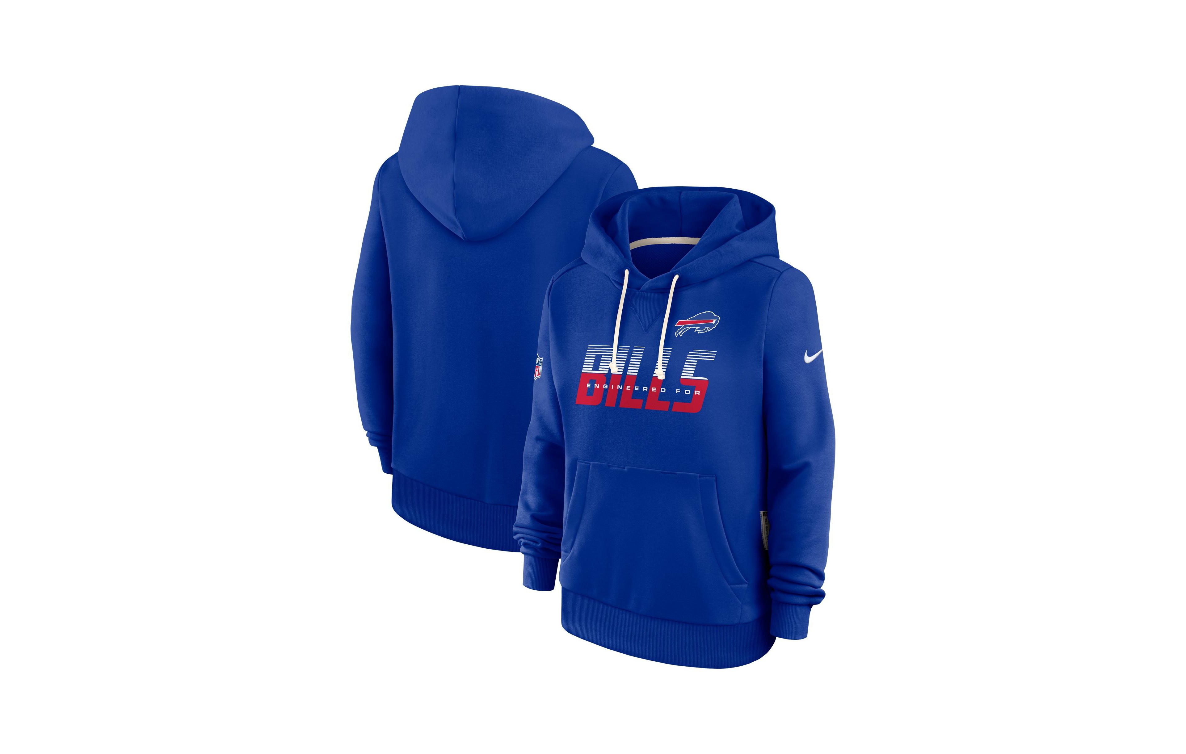 Nike Women's Buffalo Bills Sideline Standard Issue Dri-fit Graphic Hoodie
