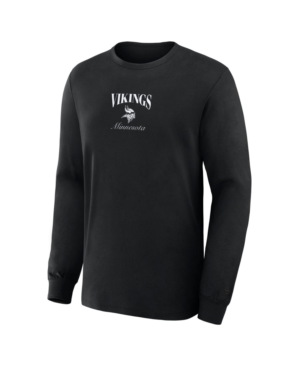 Fanatics Men's Minnesota Vikings Midnight Falls Long-Sleeve Crewneck T-Shirt