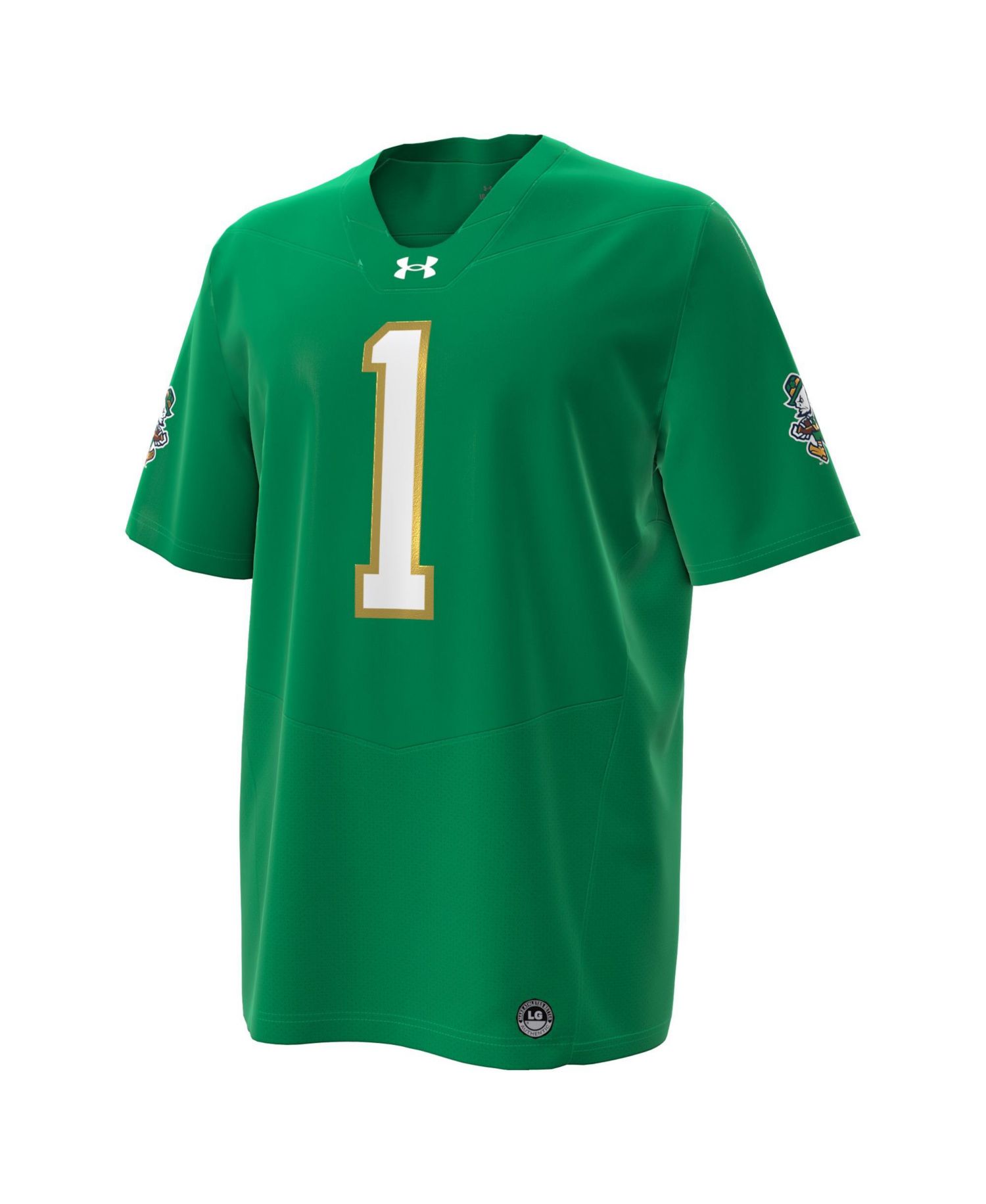 Men's Notre Dame Fighting Irish Wear Green Replica Relaxed-Fit Football Jersey