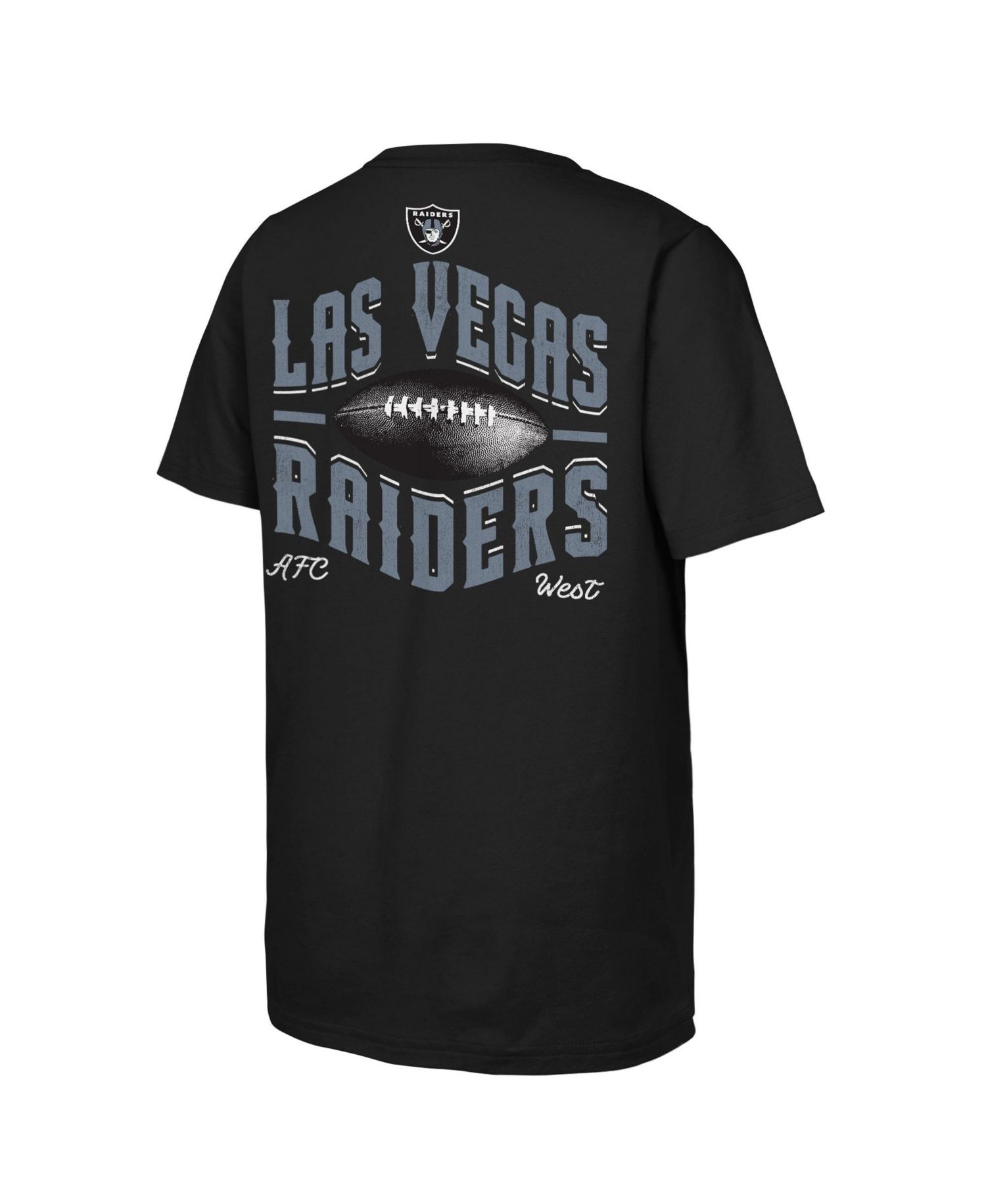Boys' and Girls' Las Vegas Raiders Top Pick Screen Print Regular-Fit T-Shirt