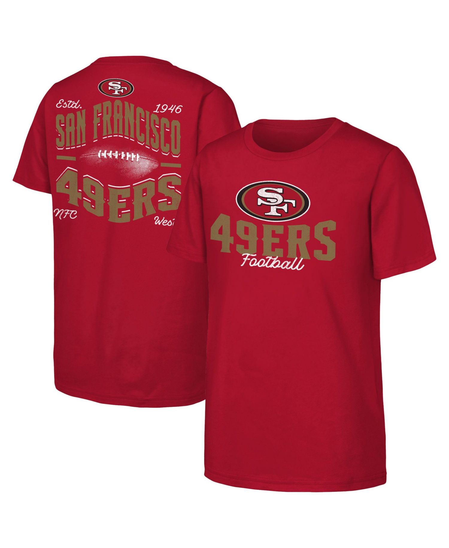 Boys' and Girls' San Francisco 49ers Top Pick Crewneck T-Shirt