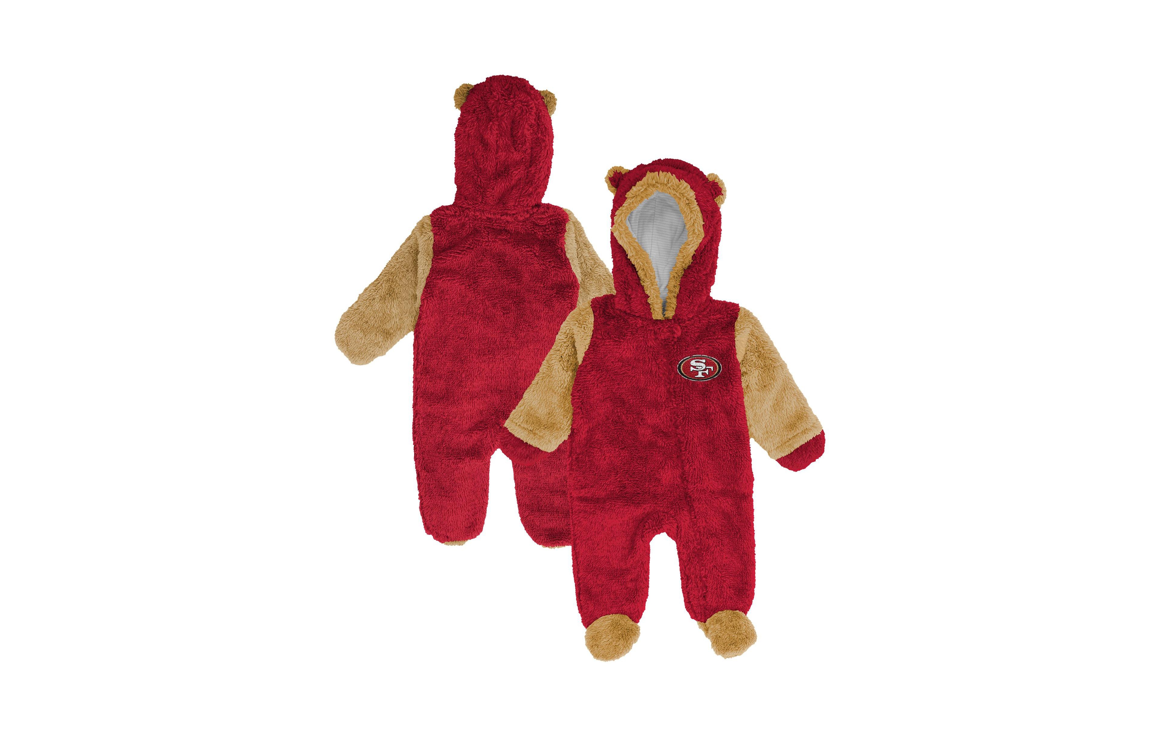 Outerstuff Baby Boys' and Girls' San Francisco 49ers Fleece Full-Zip Bunting