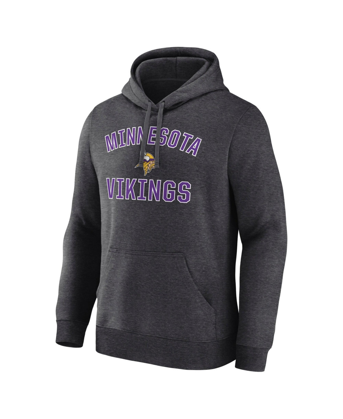 Logo Athletic Men's Minnesota Vikings Arch Victory Fleece Long-Sleeve Hoodie