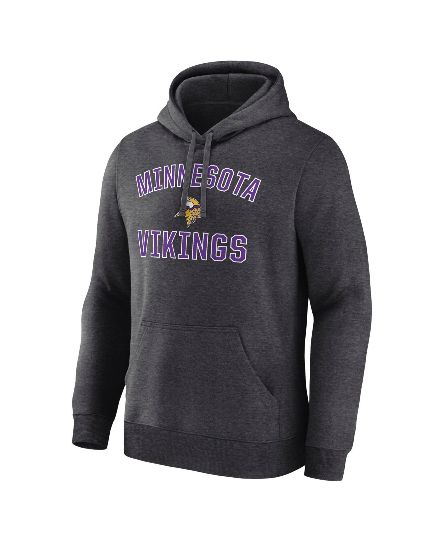 Men's Minnesota Vikings Arch Victory Fleece Long-Sleeve Hoodie