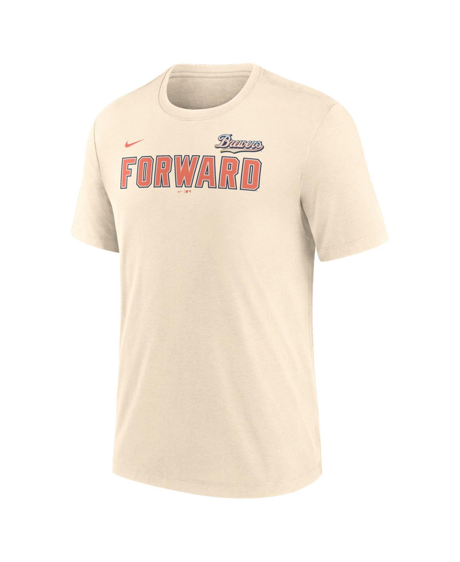 Men's Milwaukee Brewers City Connect Legacy Tri-Blend Screen-Print T-Shirt