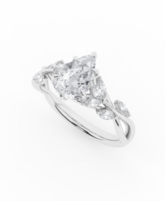 IGI Certified Lab-Grown Diamond Ring (4 ct. t.w.) in 14k White Gold