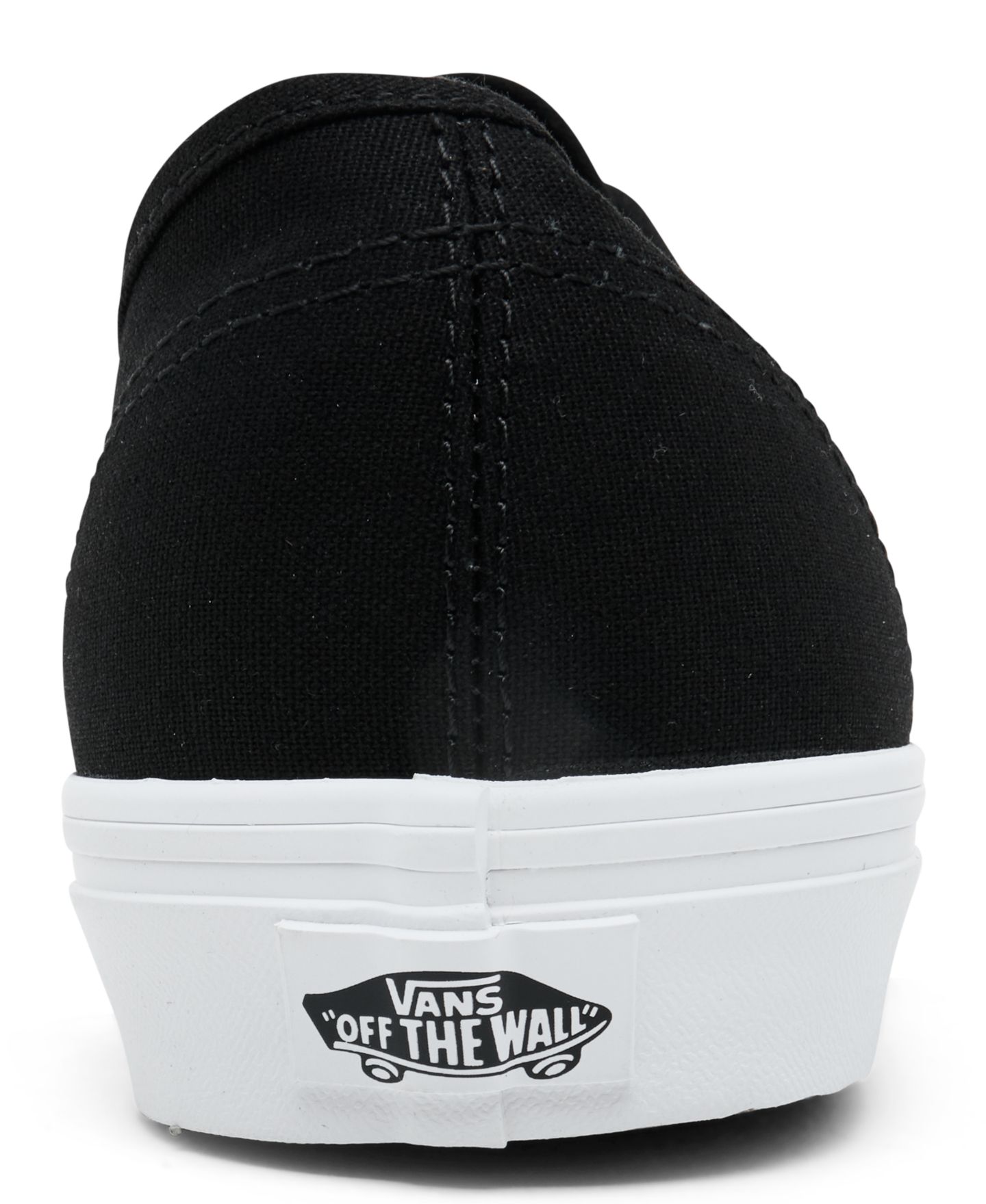 Мужские кроссовки Vans Authentic Lifestyle, цвет: Чёрный / Белый — фото 4