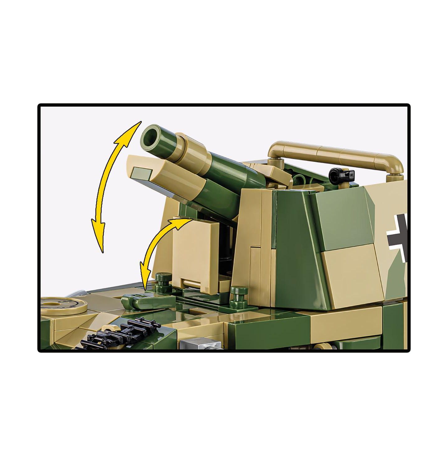 Детский конструктор COBI Historical Collection World War II Sturmpanzer 38(t) Grille Ausf. M 720-Piece Building Set, Ages 9+ — фото 6