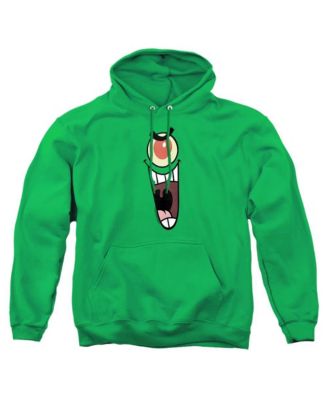 Men's Plankton Sinister Face Graphic Hoodie