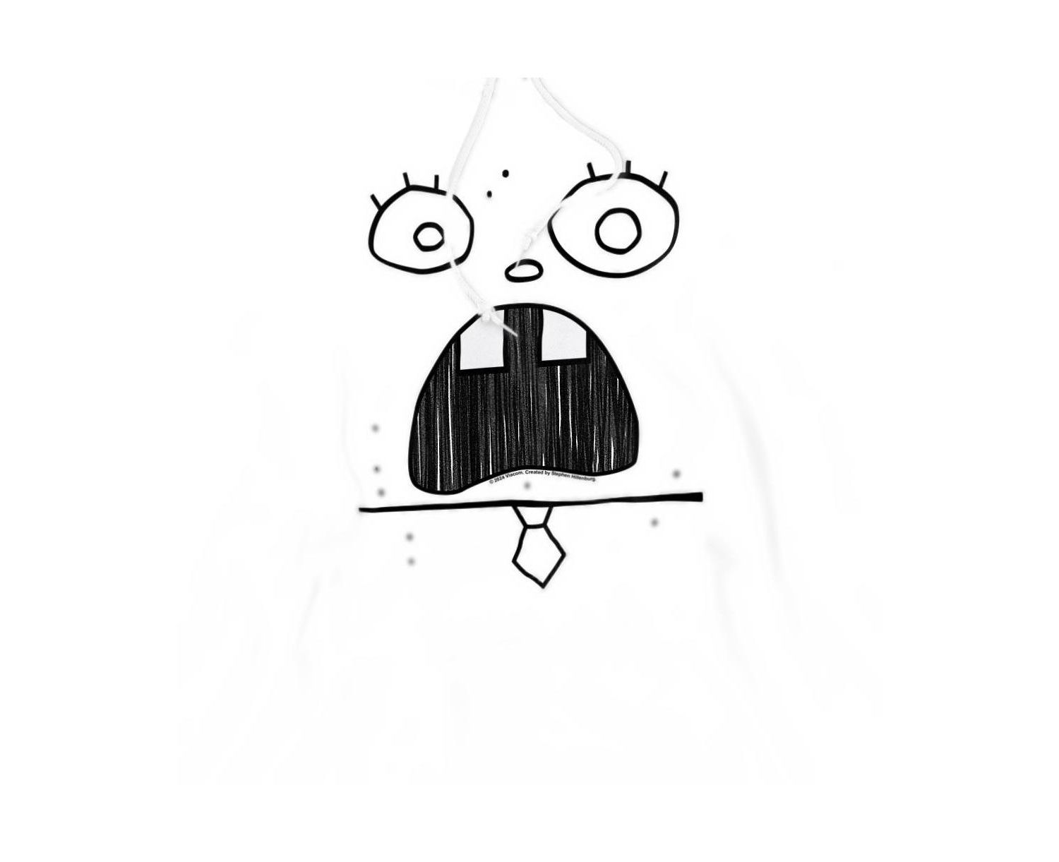 Men's Doogle Face Graphic Pull-Over Hoodie