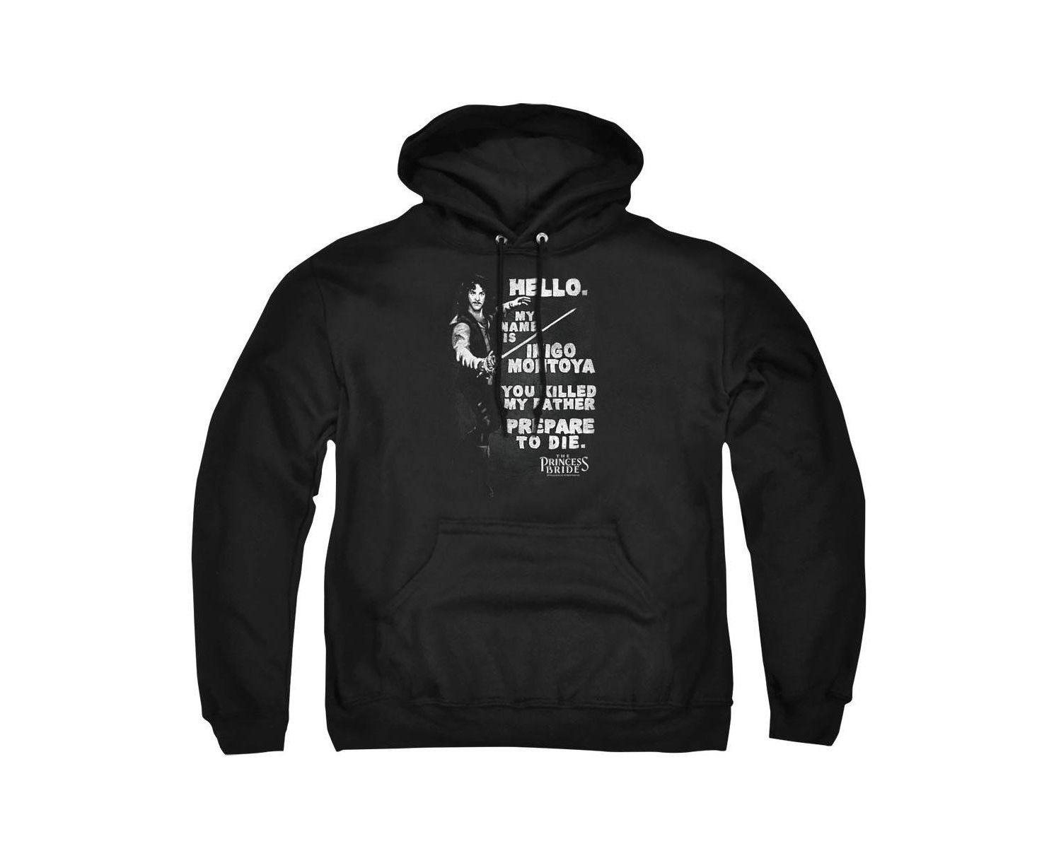Men's Hello Again Pullover Graphic Kangaroo Pocket Hoodie