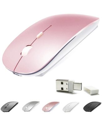 Rechargeable 4 Mode Wireless Silent Mouse Ultra Slim Ergonomic For Laptop PC Tablet