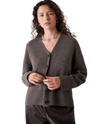 Women's Wool V-Neck Cardigan