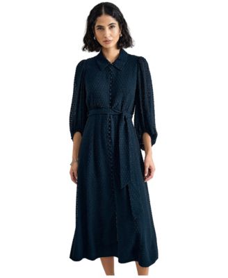 Women's Blue Shirt Dresses