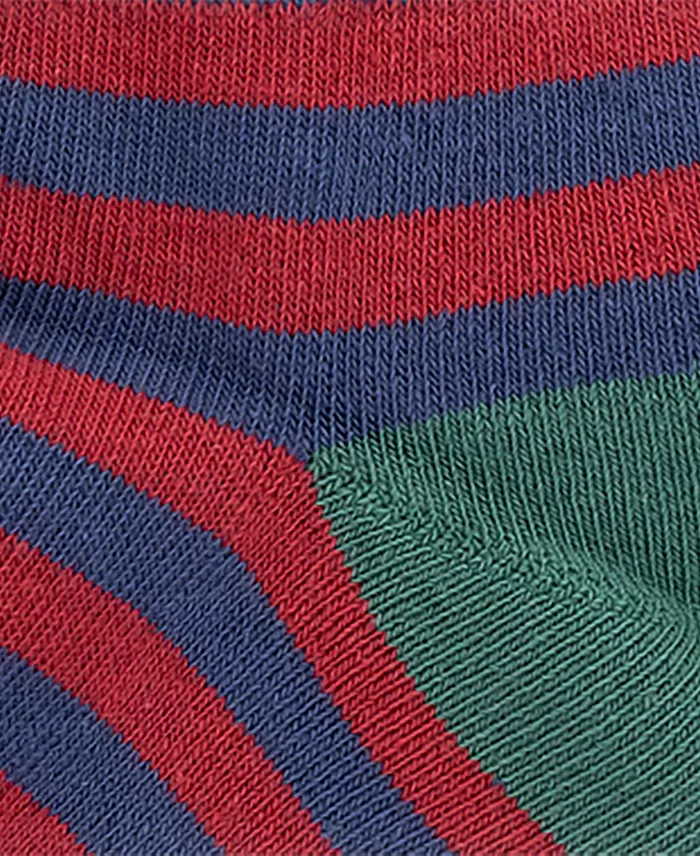 Men's Litchfield Bear Ribbed-Stripe Crew Socks, 6-Pack - thumbnail 4