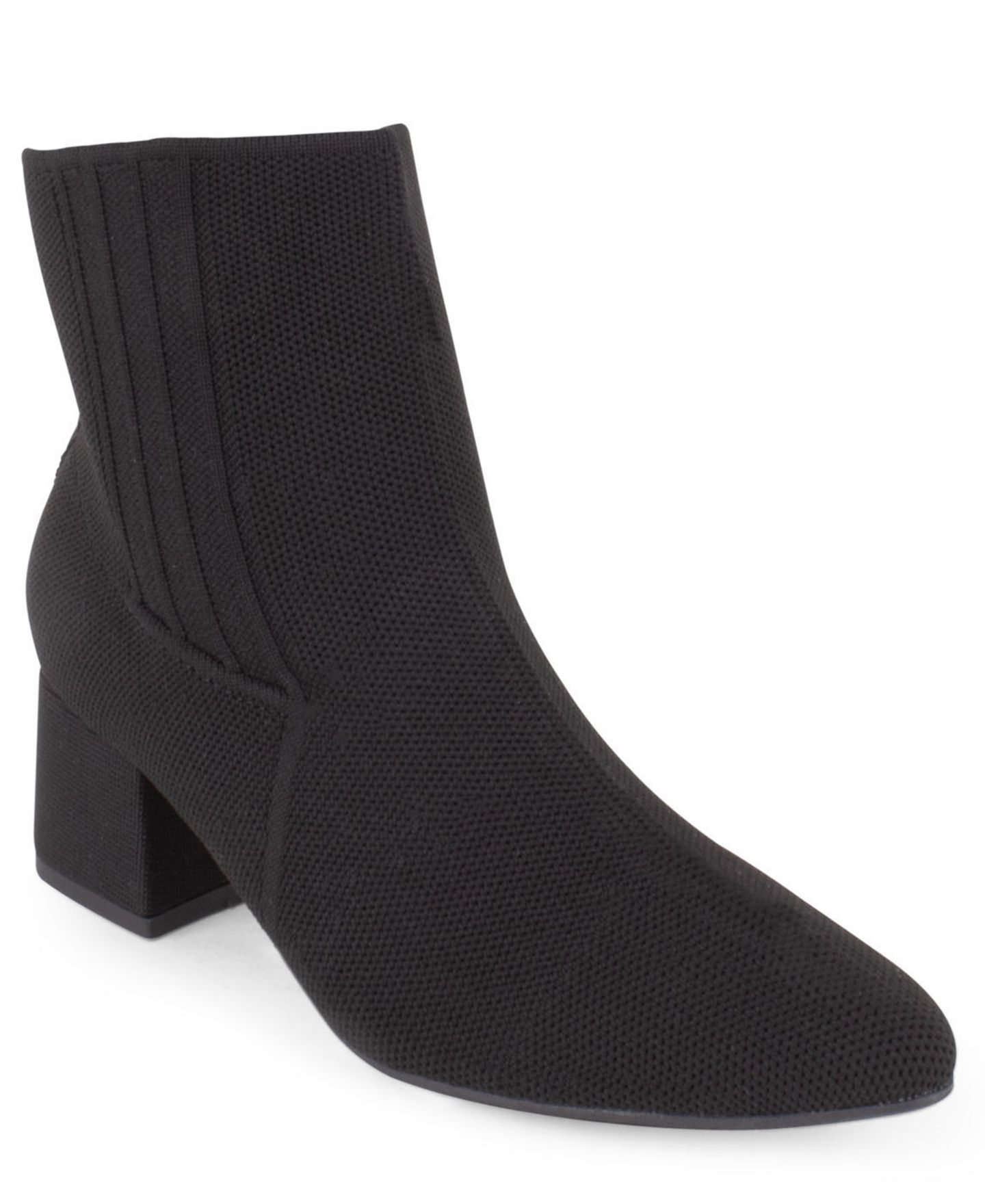 Женские ботинки Tahari Crocus Knit Slip-On Booties, цвет: Чёрный — фото 1