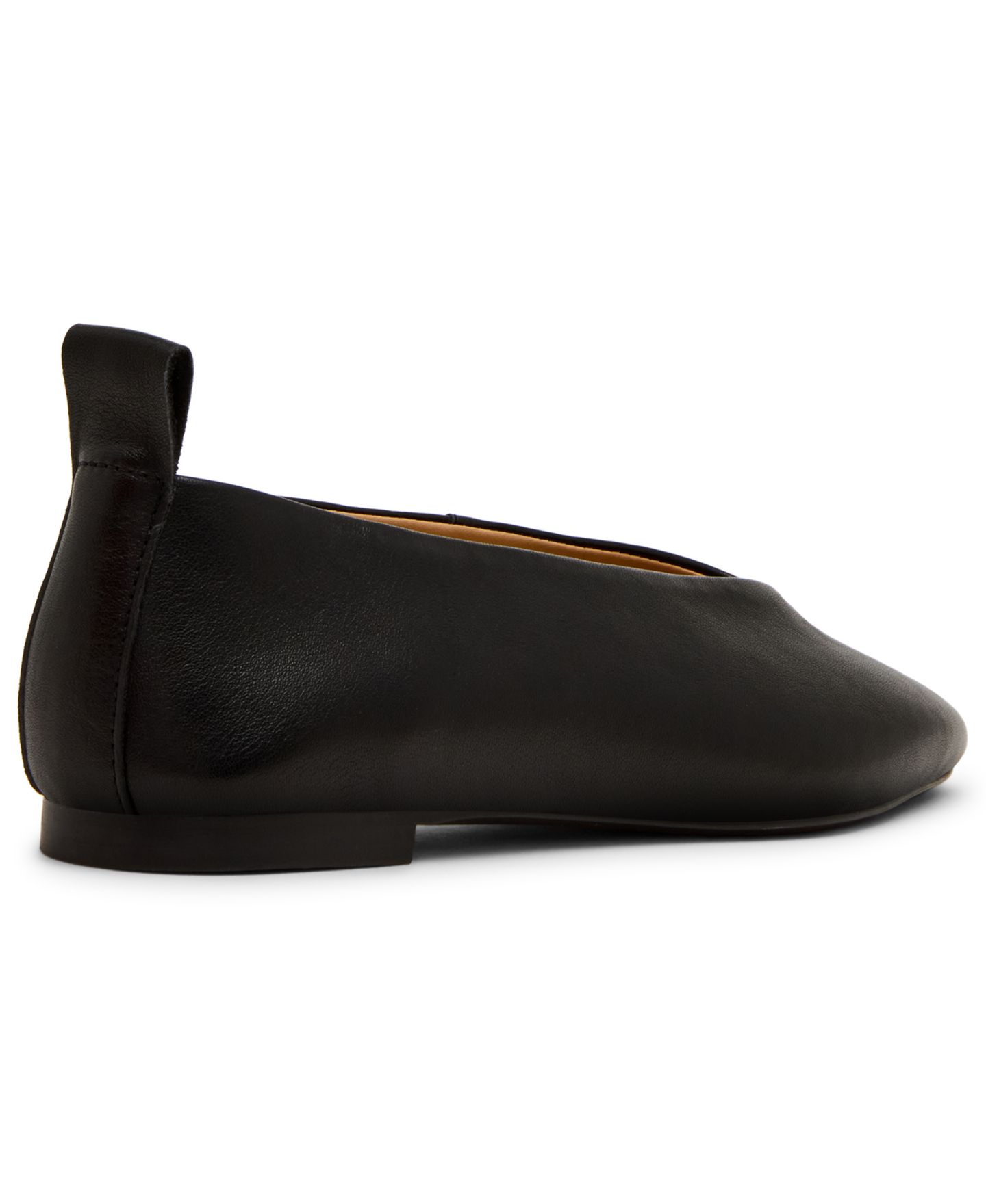 Женские балетки Steve Madden Swanky с высоким подъёмом и миндалевидным носком, цвет: Чёрный кожаный — фото 6