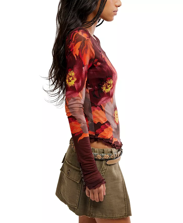 Women's Lilly Printed Long-Sleeve Top - thumbnail 7