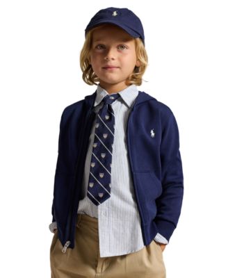 Boys' 2T-7 Double Knit Full-Zip Hoodie