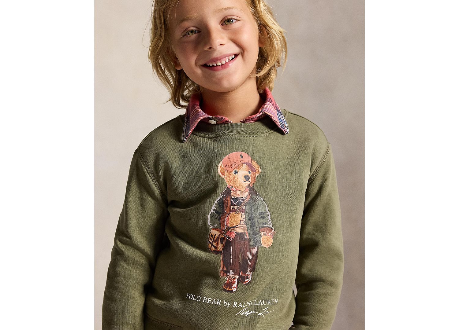 Флисовая толстовка Polo Bear для мальчиков от 2 до 7 лет