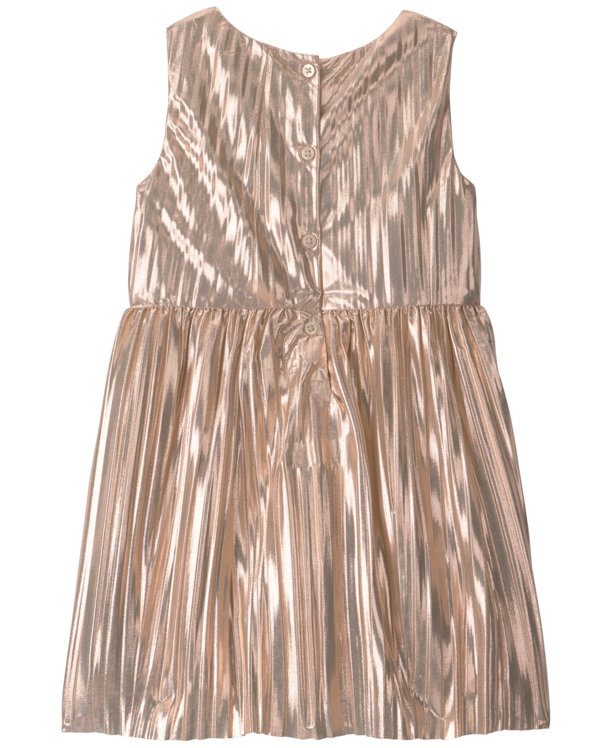 Carter's Toddler Girls' 2T-5T Metallic Crinkle Bow Dress