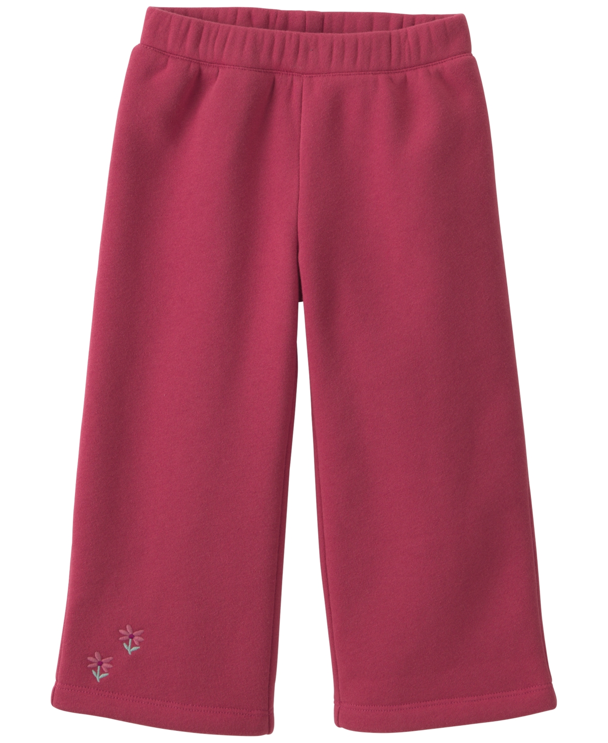 Carter's Toddler Girls' 2T-5T Long-Sleeve Wide-Leg Floral-Print Top and Pants, 2-Piece Set