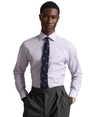 Men's Regent Checked Classic-Fit Dress Shirt