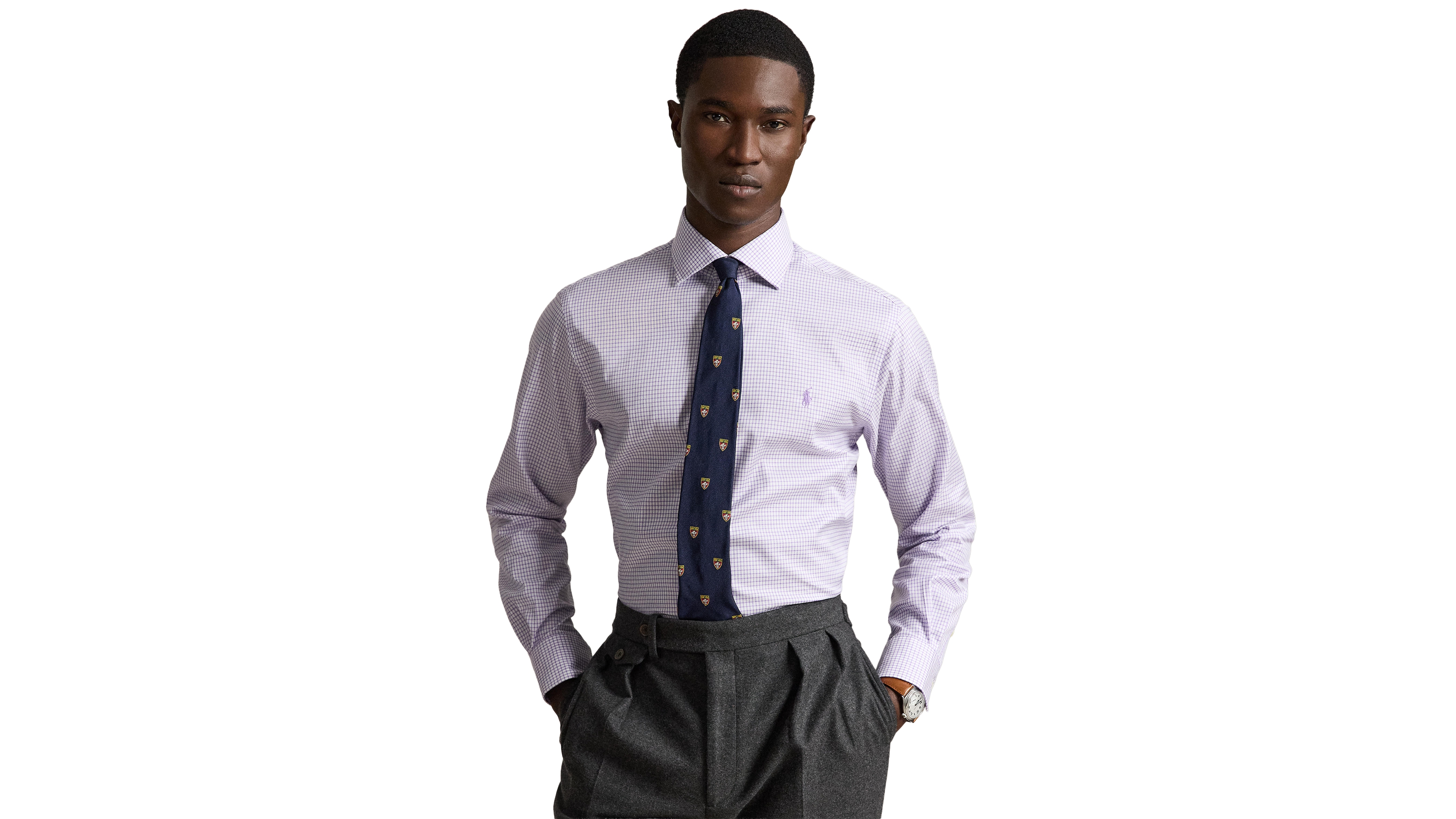 Polo Ralph Lauren Men's Regent Checked Classic-Fit Dress Shirt