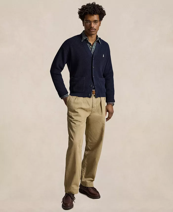 Men's Relaxed-Fit Textured Cardigan - thumbnail 2