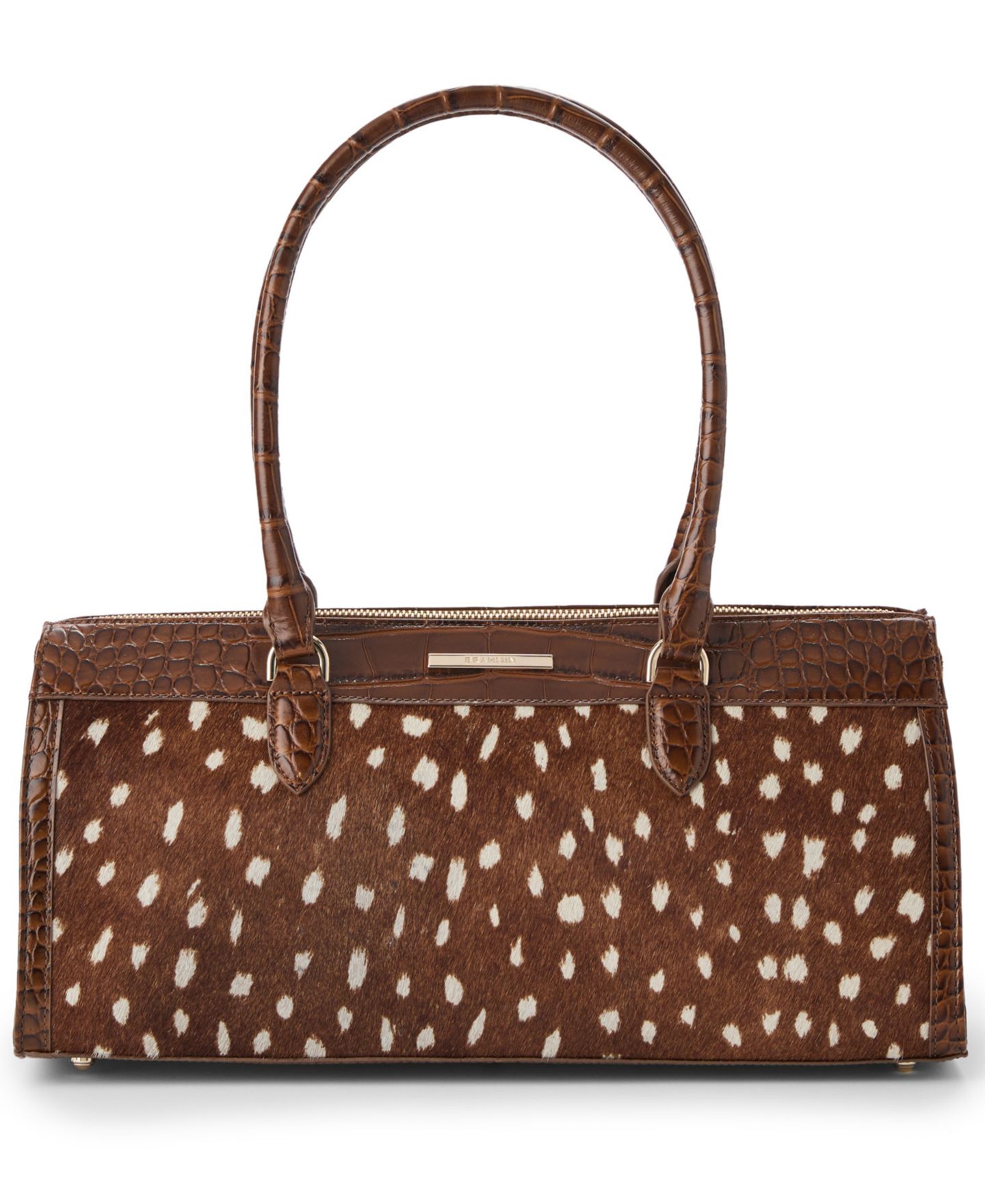 Женская сумка Brahmin Sophia Large Leather Satchel, цвет: Коричный — фото 1