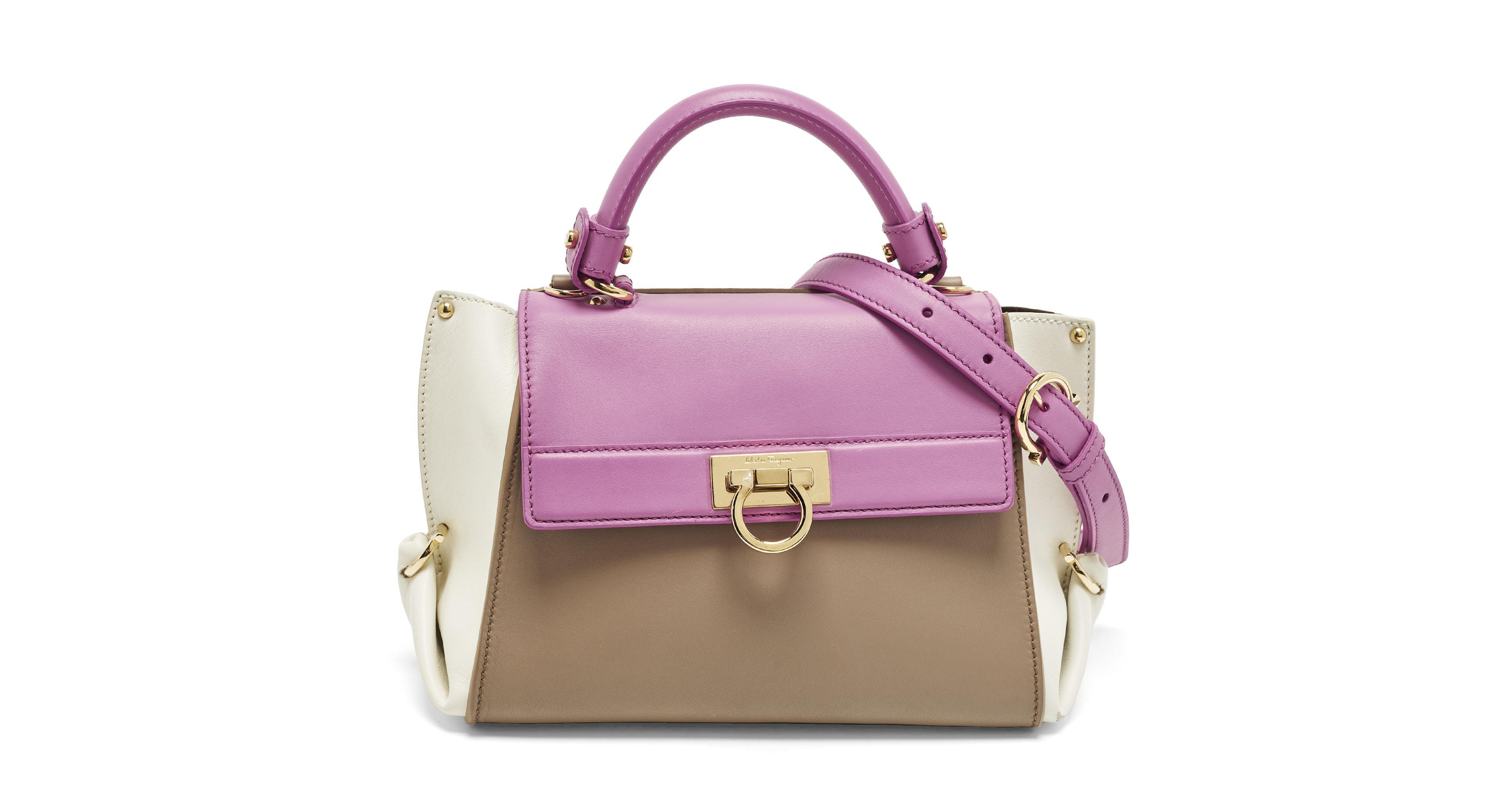 Pre-Owned Salvatore Ferragamo Women's Weight Ferragamo Sofia Small Leather Top Handle Bag