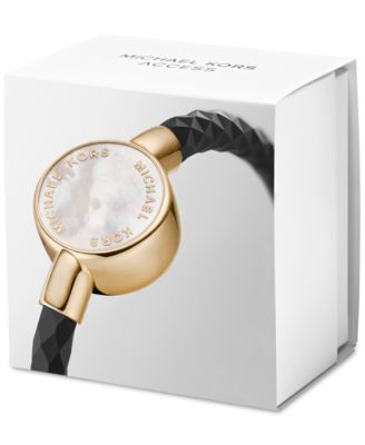 Michael Kors Access Women's Crosby Black Silicone Slider Bracelet