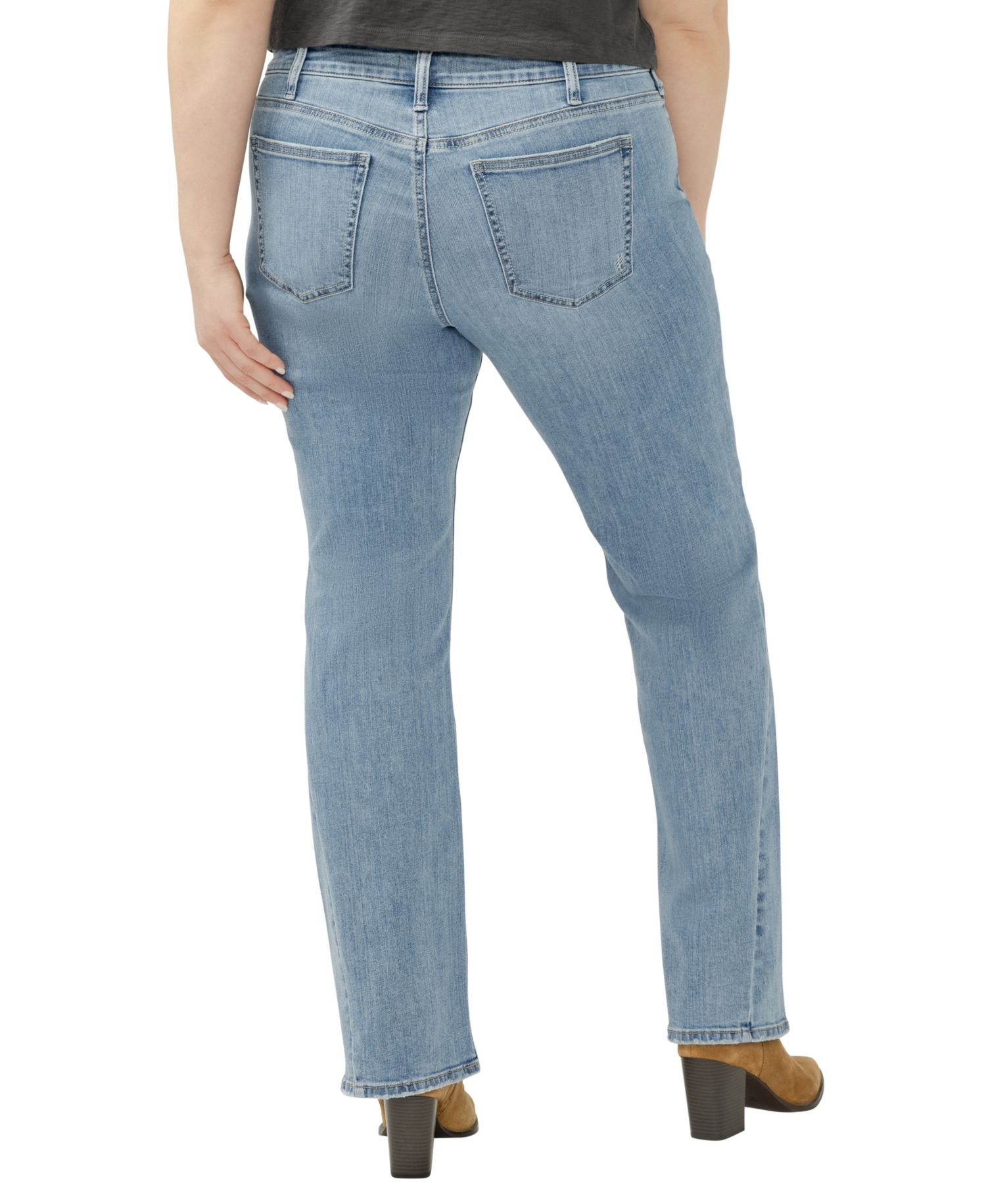 Plus Size Suki High-Rise Light-Wash Bootcut Jeans