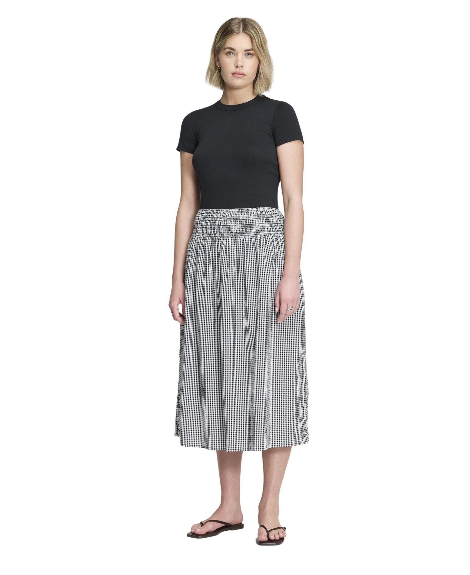 Women's Valerie High-Waisted A-Line Midi Skirt