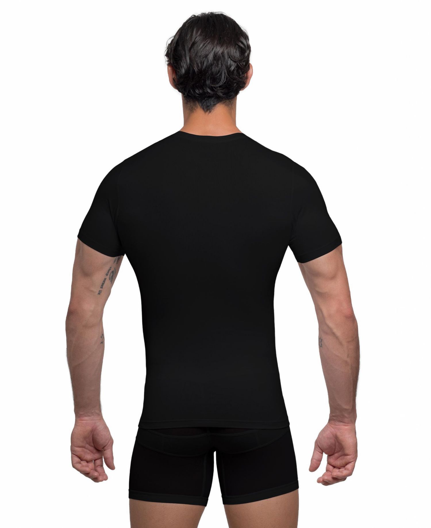 Men's Compression Slim-Fit Crewneck T-Shirt