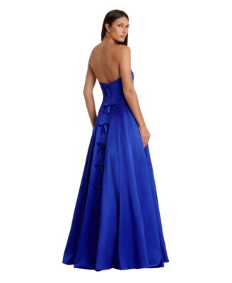 macy's blue long dress Women's Maxi Dresses Apparel Color:Aubergine