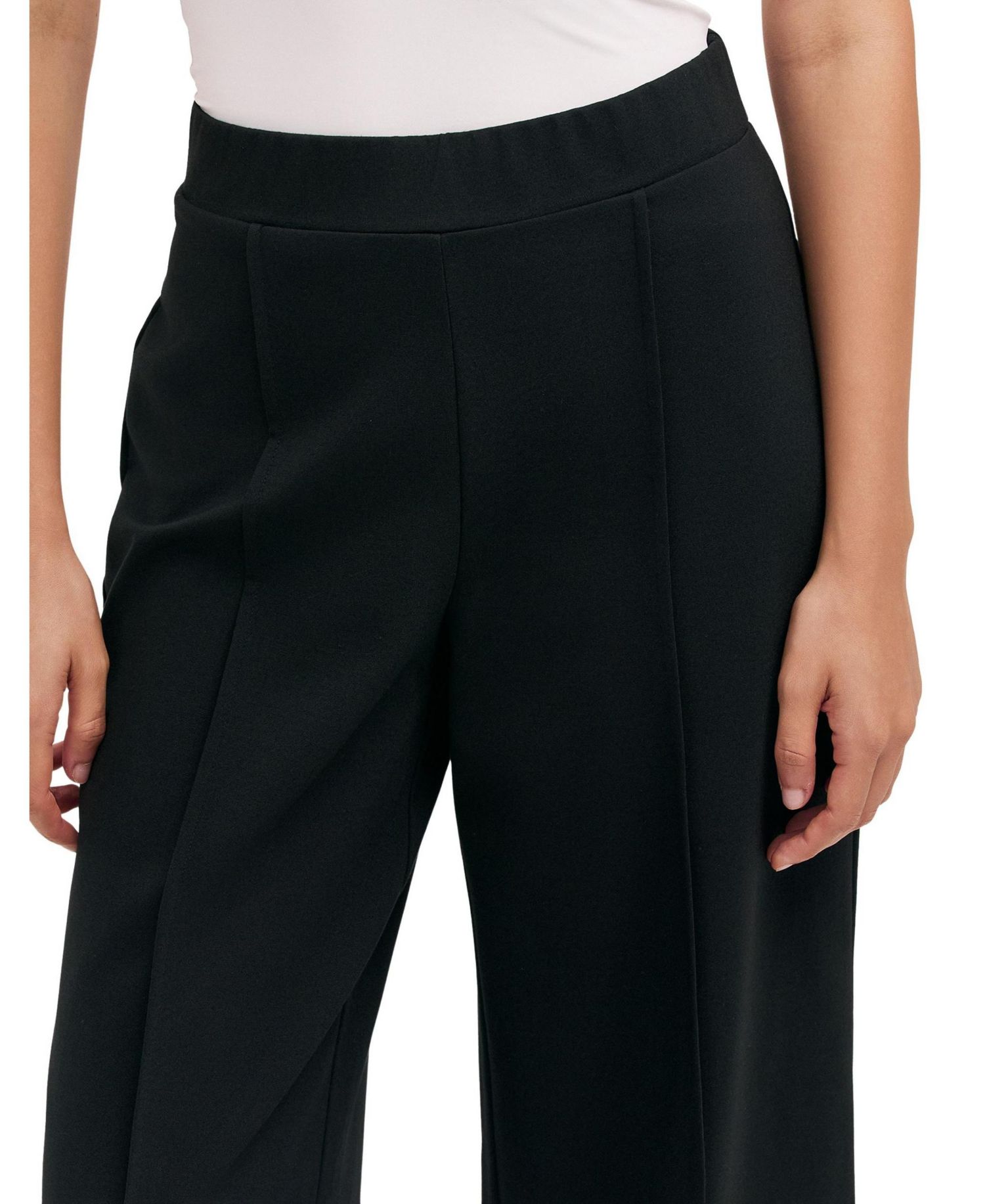 Women's Caryl Wide-Leg Ponte Jersey Trousers