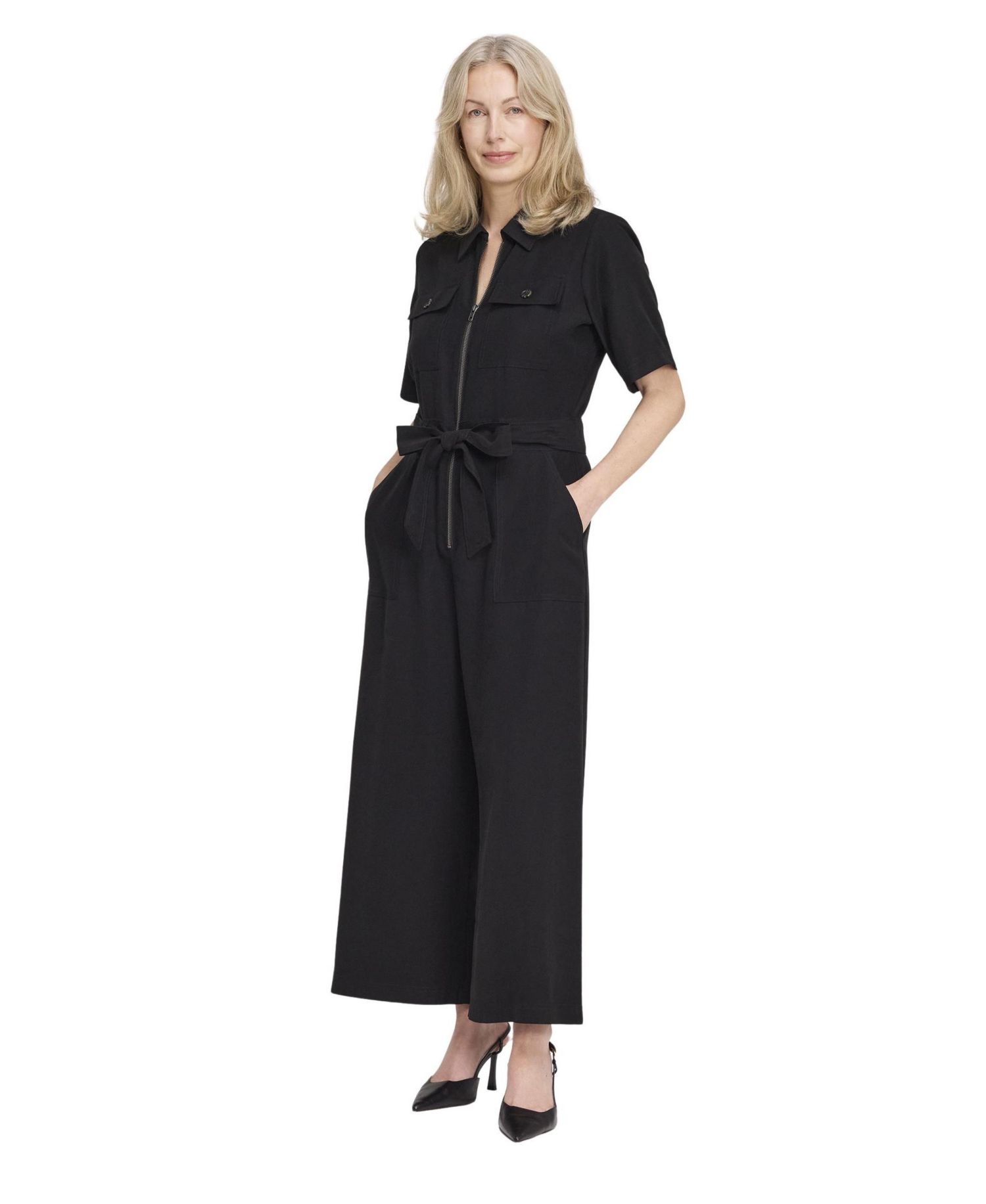 Women's Marie Wide Leg Cropped Jumpsuit