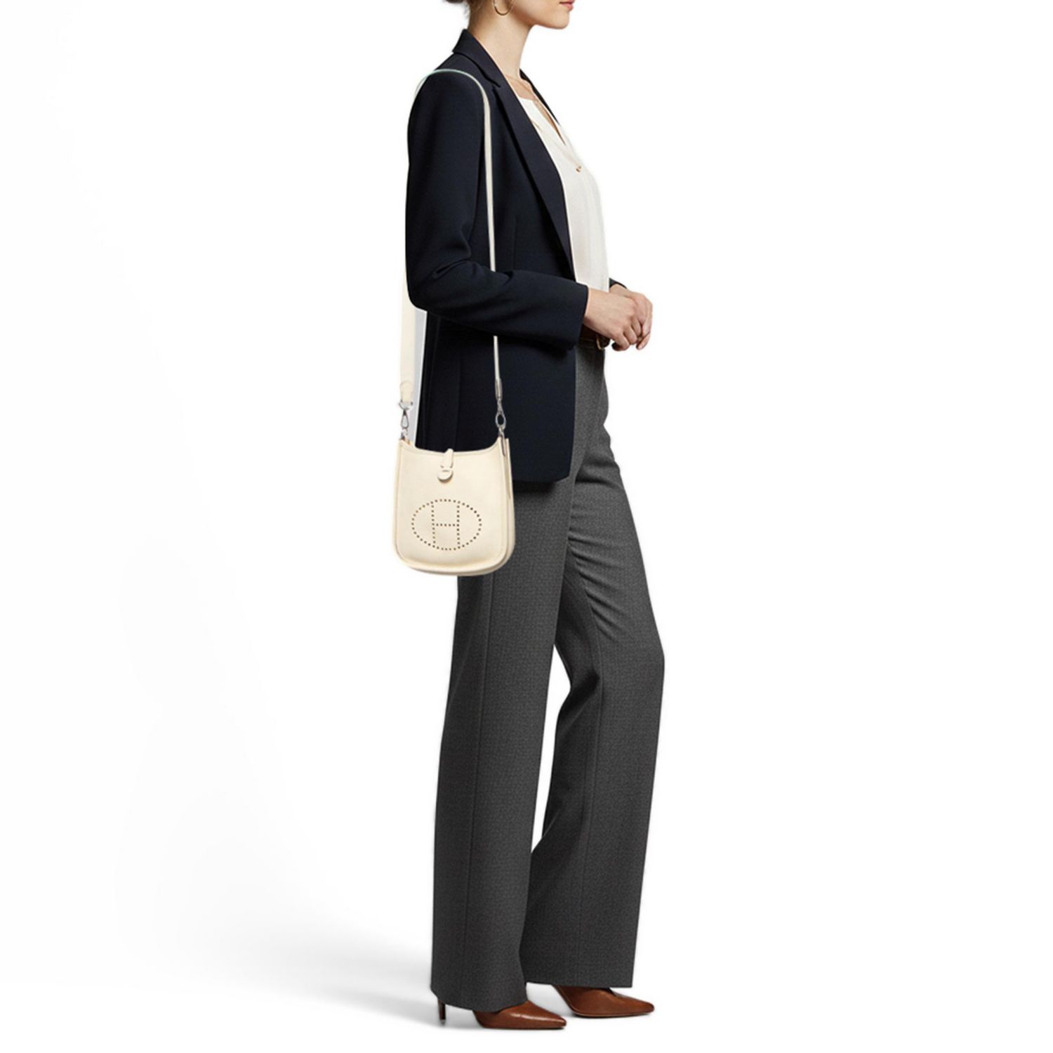 Pre-Owned HERMES Women's Clemence Leather Bag