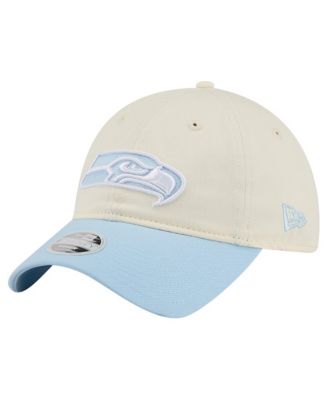 Women's Cream/Coastal Blue Seattle Seahawks 9TWENTY Adjustable Hat