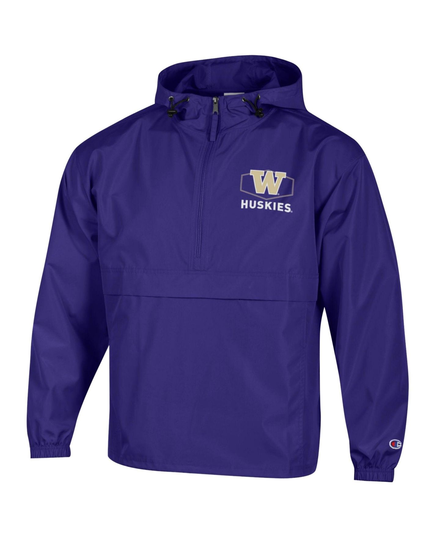 Мужская куртка Champion Purple Washington Huskies Delay Packable Half-Zip — фото 3