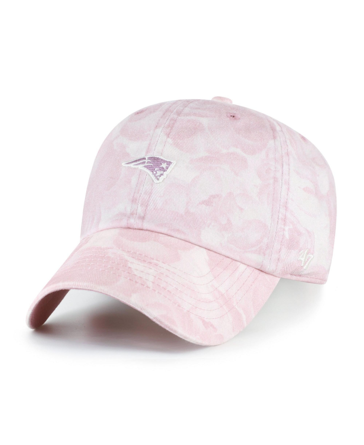 '47 Brand Women's Pink New England Patriots Gardenia Clean Up Adjustable Hat