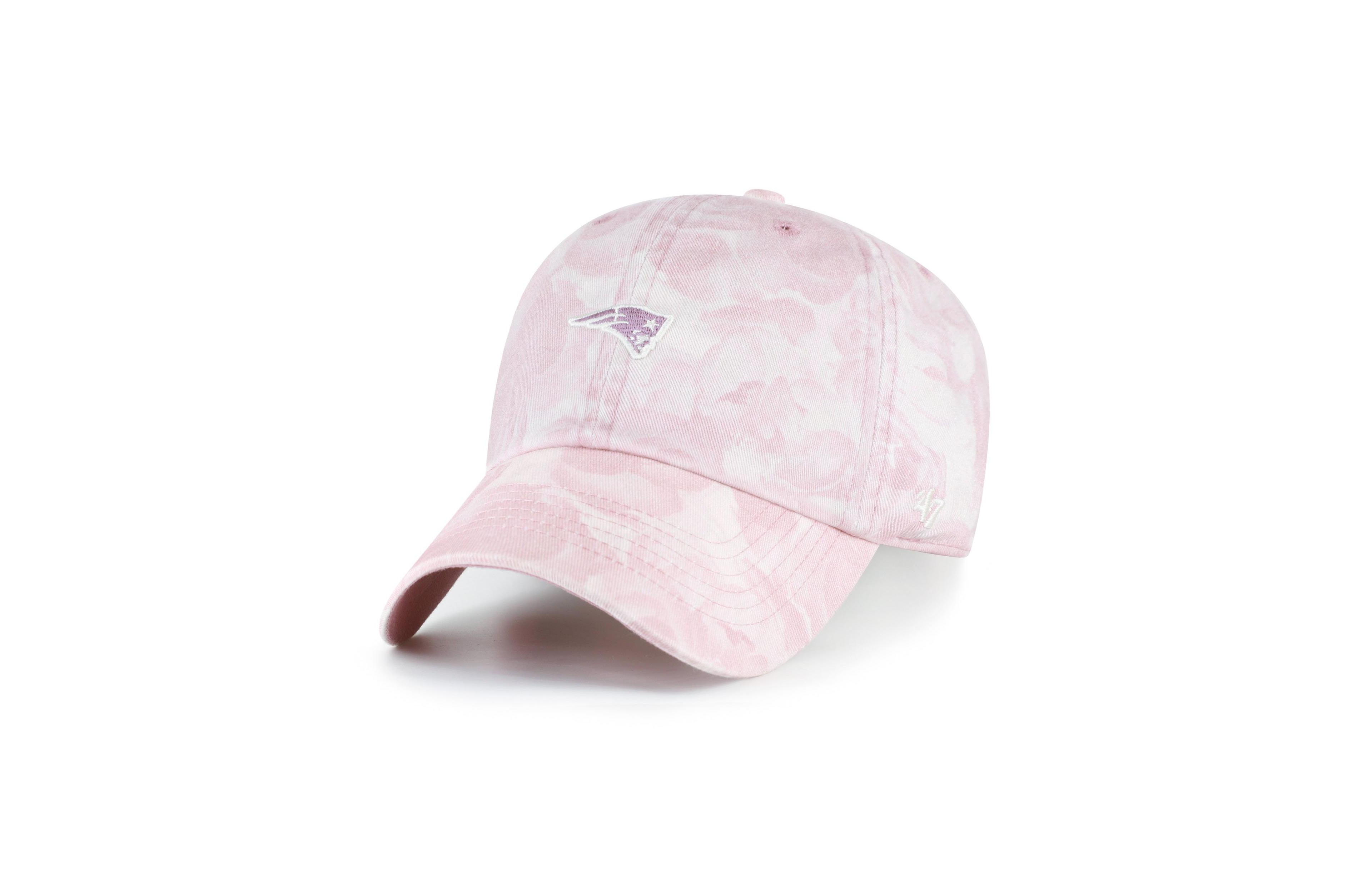 '47 Brand Women's Pink New England Patriots Gardenia Clean Up Adjustable Hat