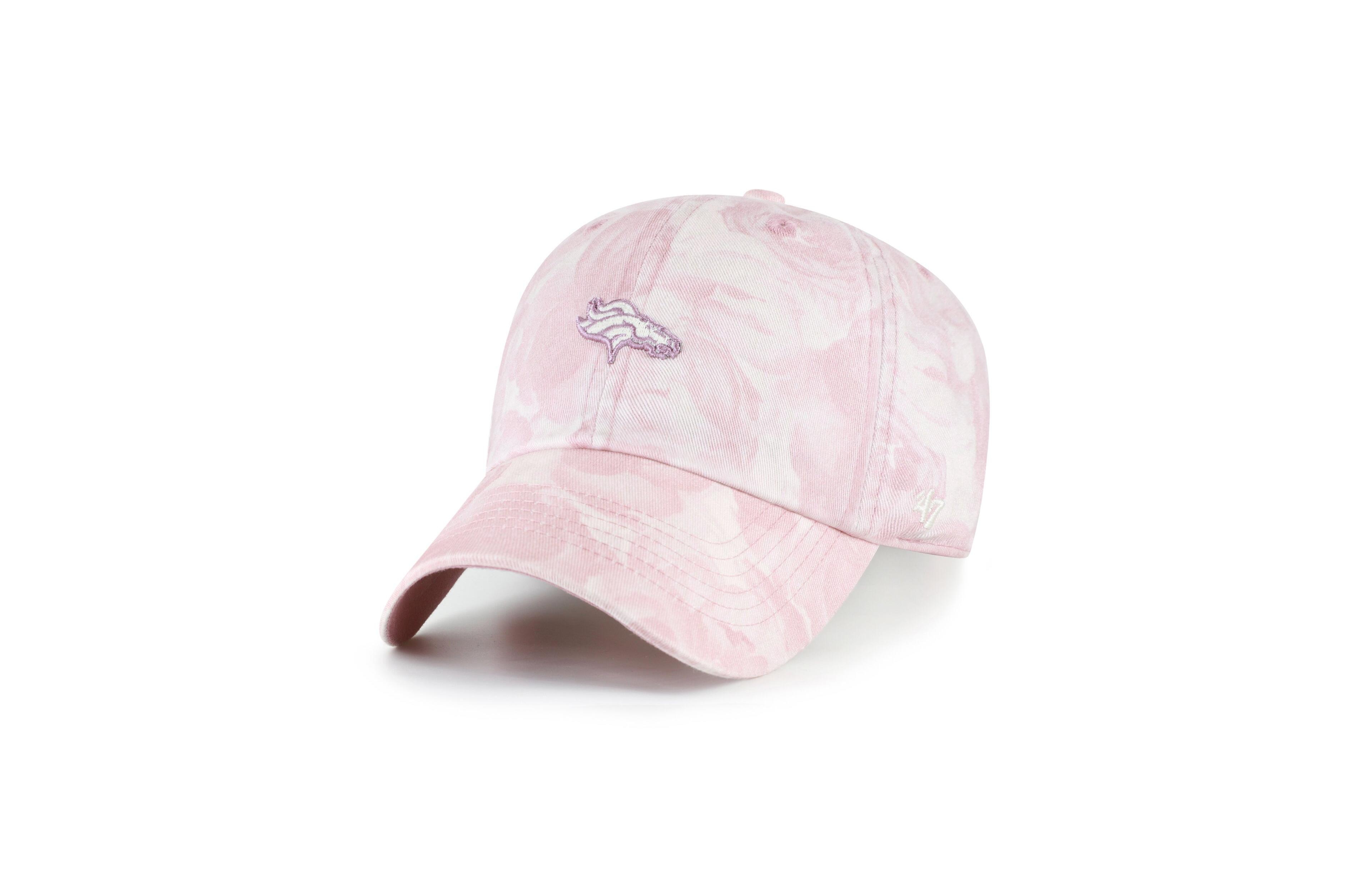 '47 Brand Women's Pink Denver Broncos Gardenia Clean Up Adjustable Hat