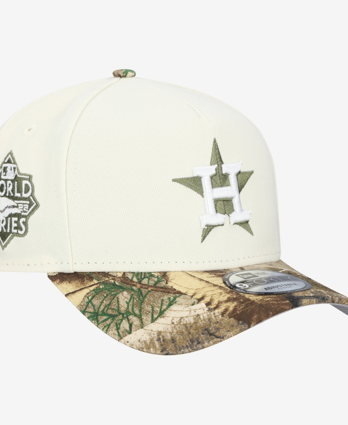 New Era Men's Khaki/Realtree Camo Houston Astros 9FORTY A-Frame Adjustable Hat